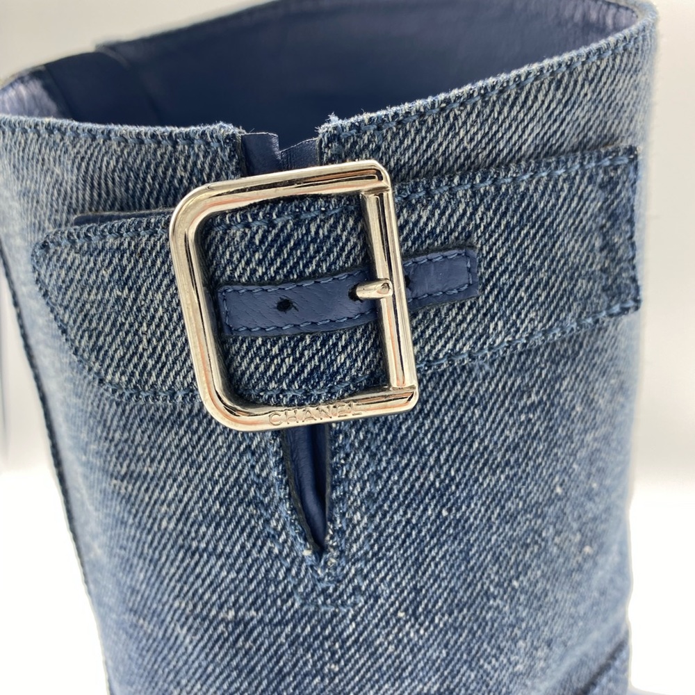 Chanel Denim Boots - Gem